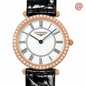 Longines LA GRANDE L4.191.9.11.0 Quartz 18kt Rose Gold & Diamonds White
