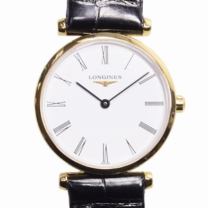 Longines LA GRANDE L4.209.2.11.2 Quartz PVD Gold White