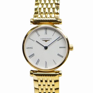 Longines LA GRANDE L4.209.2.11.8 Quartz 18kt Yellow Gold White
