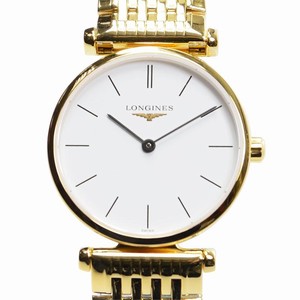 Longines LA GRANDE L4.209.2.12.8 Quartz 18kt Yellow Gold White