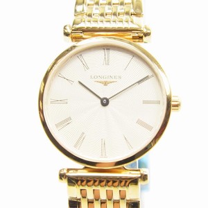 Longines LA GRANDE  L4.209.2.41.8 Quartz PVD Gold Beige