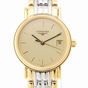 Longines PRESENCE L4.220.2.32.7 Quartz Gold-Plated & Stainless Steel Gold