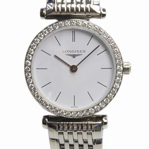 Longines LA GRANDE L4.241.0.12.6 Quartz Stainless Steel & Diamonds White