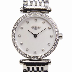 Longines LA GRANDE L4.241.0.80.6 Quartz Stainless Steel & Diamonds White