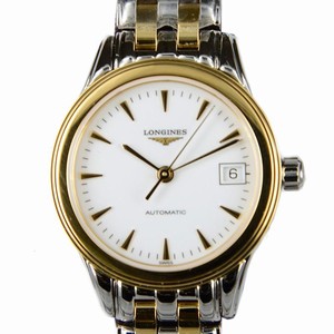 Longines FLAGSHIP L4.274.3.22.7 Automatic 18kt Gold & Steel White