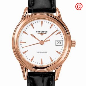Longines FLAGSHIP L4.274.8.22.2 Automatic 18kt Rose Gold White