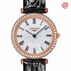 Longines LA GRANDE L4.307.9.81.0 Quartz 18kt Rose Gold & Diamonds White