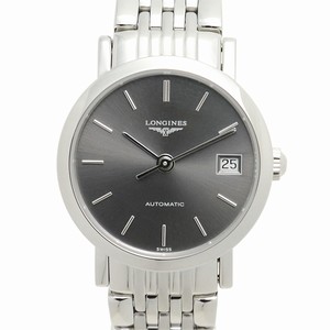 Longines ELEGANT L4.309.4.72.6 Automatic Stainless Steel Dark grey 