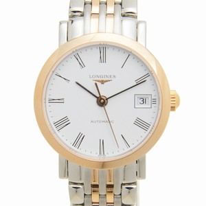 Longines ELEGANT L4.309.5.11.7 Automatic 18kt Rose Gold & Steel White