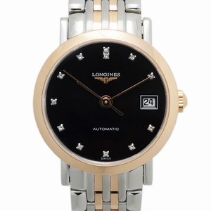 Longines ELEGANT L4.309.5.57.7 Automatic 18kt Rose Gold & Steel Black