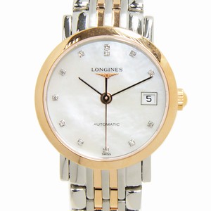 Longines ELEGANT L4.309.5.87.7 Automatic 18kt Rose Gold & Steel White
