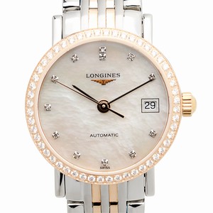 Longines ELEGANT L4.309.5.88.7 Automatic 18kt Rose Gold & Diamonds Silver