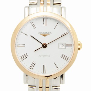 Longines ELEGANT L4.310.5.11.7 Automatic 18kt Rose Gold & Steel White