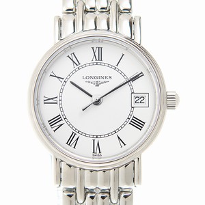 Longines PRESENCE L4.319.4.11.6 Quartz Stainless Steel White