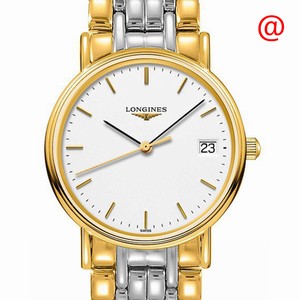 Longines PRESENCE L4.320.2.12.7 Quartz 18kt Gold & Steel White