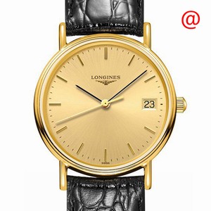 Longines PRESENCE L4.320.2.32.2 Quartz PVD Gold Gold