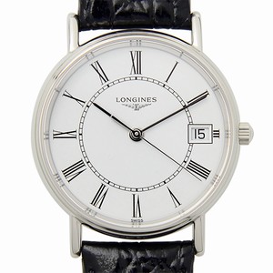 Longines PRESENCE L4.320.4.11.2 Quartz Stainless Steel White