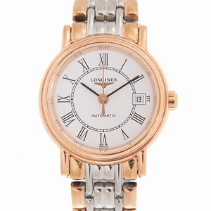 Longines PRESENCE L4.321.1.11.7 Automatic 18kt Rose Gold & Steel White