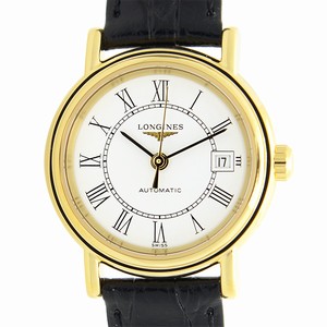 Longines PRESENCE L4.321.2.11.2 Automatic Gold-Plated & Stainless Steel White