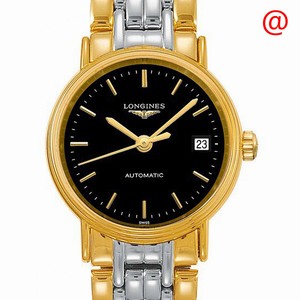 Longines PRESENCE L4.321.2.52.7 Automatic Gold-Plated & Stainless Steel Black