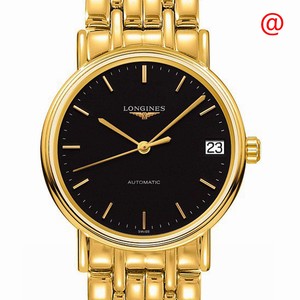Longines PRESENCE L4.322.2.52.8 Automatic PVD Gold Black