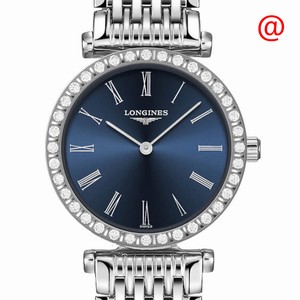 Longines LA GRANDE L4.341.0.94.6 Quartz Stainless Steel & Diamonds Blue 