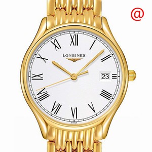 Longines LYRE L4.359.2.11.8 Quartz PVD Gold White