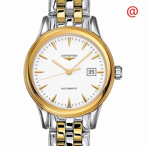 Longines FLAGSHIP L4.374.3.22.7 Automatic Gold-Plated & Stainless Steel White