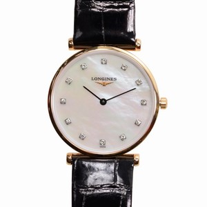 Longines LA GRANDE L4.512.1.87.2 Quartz PVD Gold White