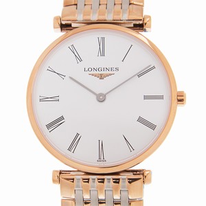 Longines LA GRANDE L4.512.1.91.7 Quartz 18kt Rose Gold & Steel White
