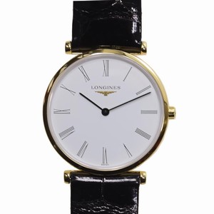 Longines LA GRANDE L4.512.2.11.2 Quartz PVD Gold White