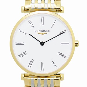 Longines LA GRANDE L4.512.2.11.7 Quartz PVD Gold White
