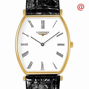 Longines LA GRANDE L4.705.2.11.2 Quartz PVD Gold White