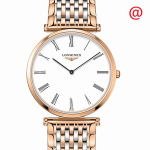 Longines LA GRANDE L4.709.1.21.7 Quartz 18kt Rose Gold White