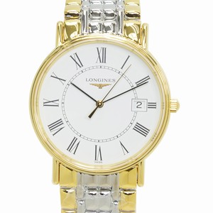 Longines PRESENCE L4.720.2.11.7 Quartz PVD Gold White