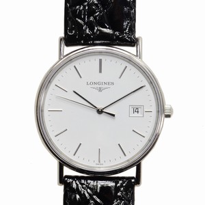 Longines PRESENCE L4.720.4.12.2 Quartz Stainless Steel White