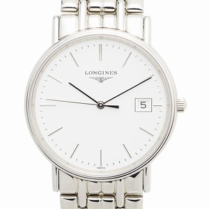 Longines PRESENCE L4.720.4.12.6 Quartz Stainless Steel White