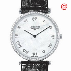 Longines LA GRANDE L4.741.0.09.2 Quartz Stainless Steel & Diamonds White