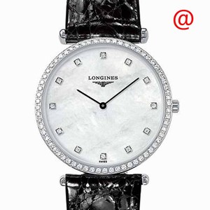 Longines LA GRANDE L4.741.0.80.2 Quartz Stainless Steel & Diamonds White