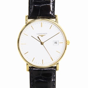 Longines LA GRANDE L4.743.6.12.0 Quartz 18kt Yellow Gold White