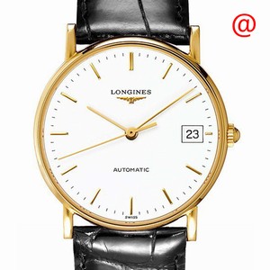 Longines PRESENCE L4.744.6.12.0 Automatic 18kt Yellow Gold White
