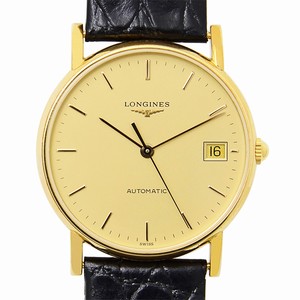Longines PRESENCE L4.744.6.32.2 Automatic 18kt Yellow Gold Gold