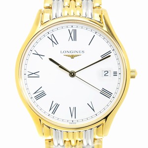 Longines LONGINES LYRE L4.759.2.11.7 Quartz Gold-Plated & Stainless Steel White