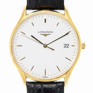 Longines LONGINES LYRE L4.759.2.12.2 Quartz Gold-Plated & Stainless Steel White
