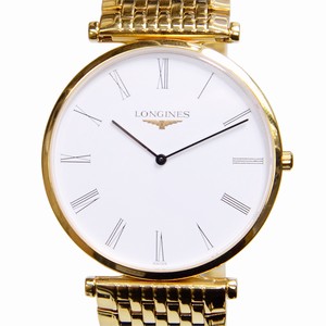 Longines LA GRANDE L4.766.2.11.8 Quartz PVD Gold White