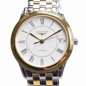 Longines FLAGSHIP L4.774.3.21.7 Automatic PVD Gold White