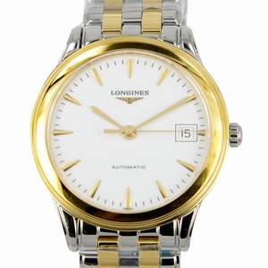 Longines FLAGSHIP L4.774.3.22.7 Automatic 18kt Gold & Steel White