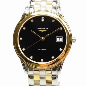 Longines FLAGSHIP L4.774.3.57.7 Automatic 18kt Gold & Steel Black