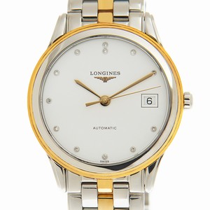 Longines FLAGSHIP L4.774.5.27.7 Automatic Gold-Plated & Stainless Steel White