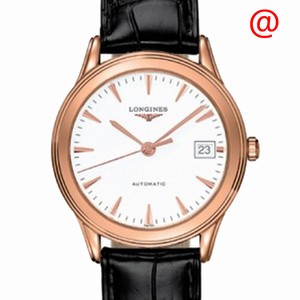 Longines FLAGSHIP L4.774.8.22.2 Automatic 18kt Rose Gold White